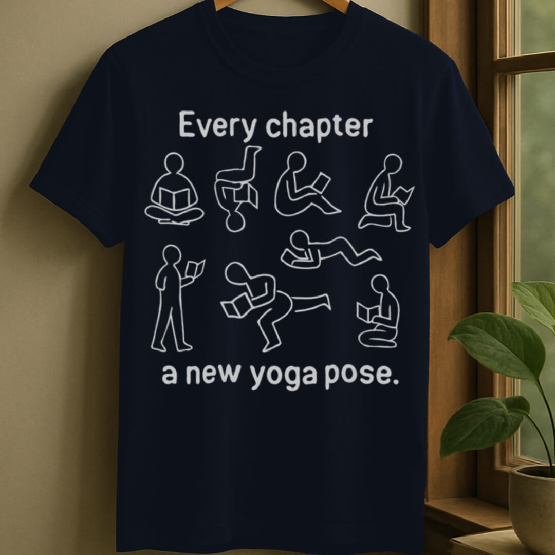 Reading poses t-shirt