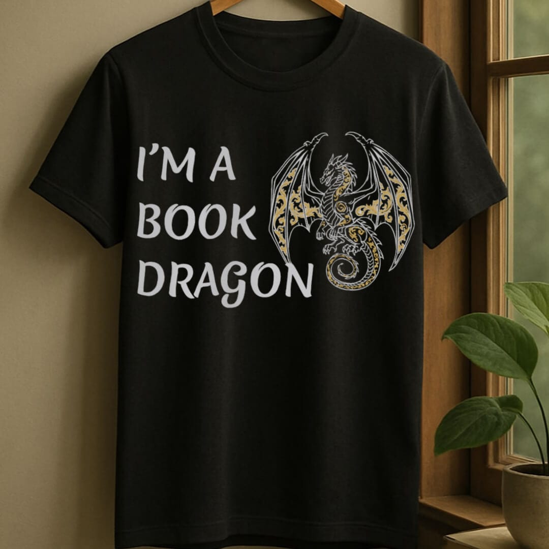 Black / S A dragon t-shirt