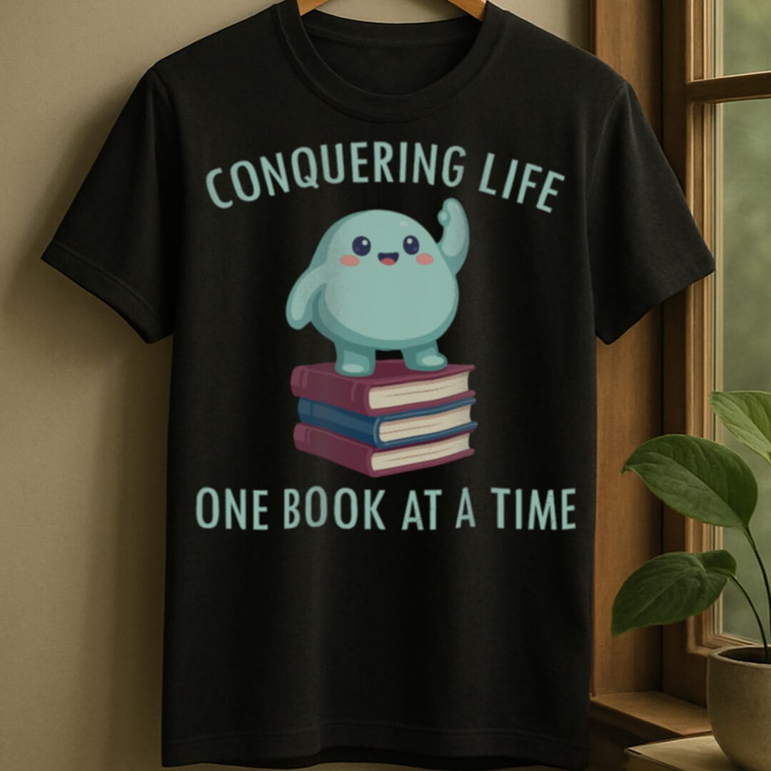 Black / S Book conquerer t-shirt