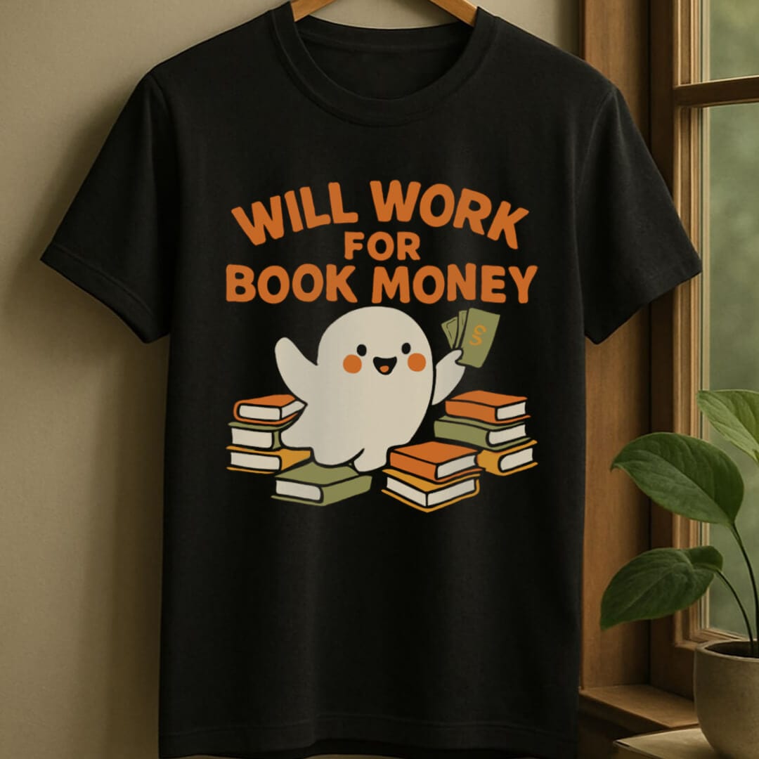 Black / S Book money t-shirt