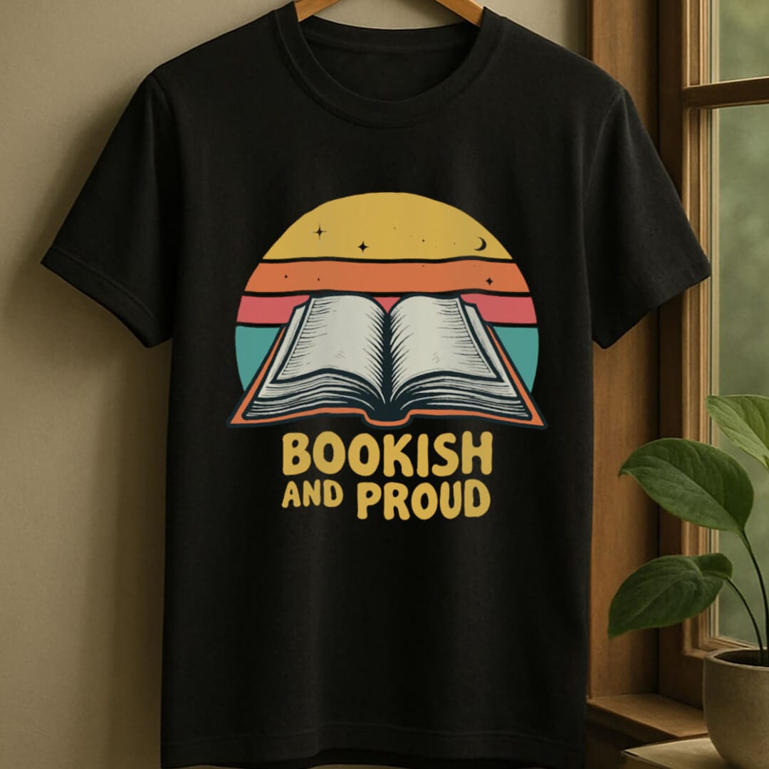 Black / S Bookish pride t-shirt