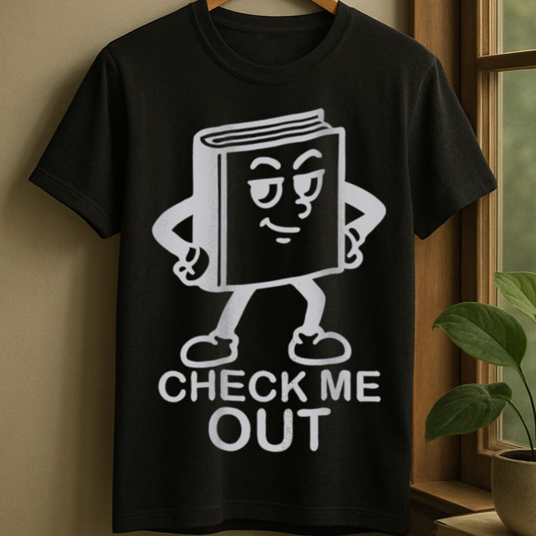 Black / S Check me out t-shirt