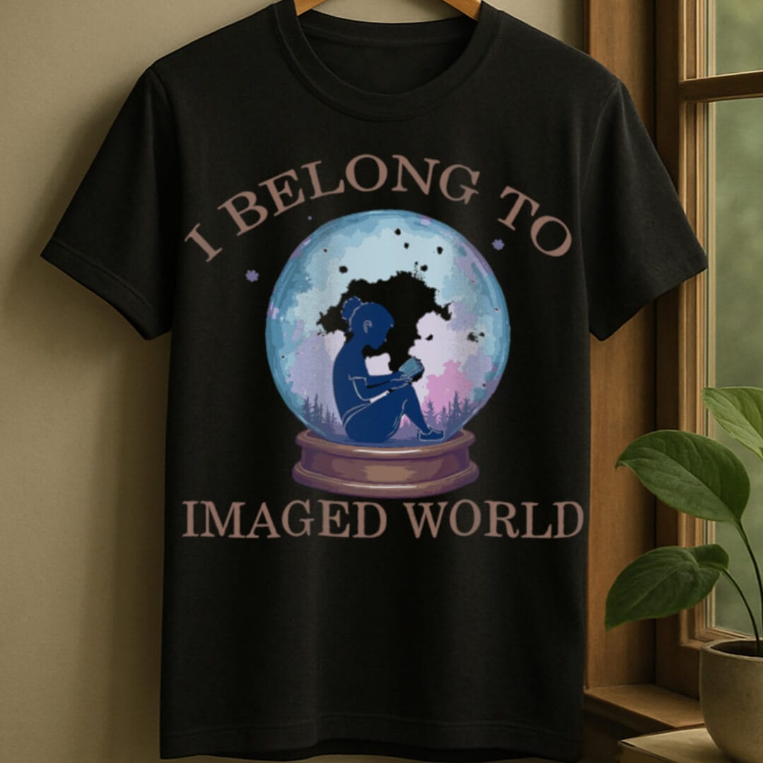 Black / S Fantasy reader t-shirt