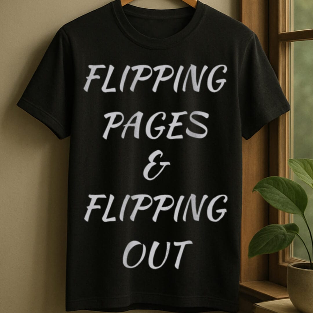 Black / S Flipping t-shirt