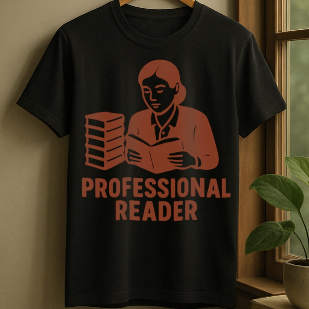 Black / S Professional reader t-shirt