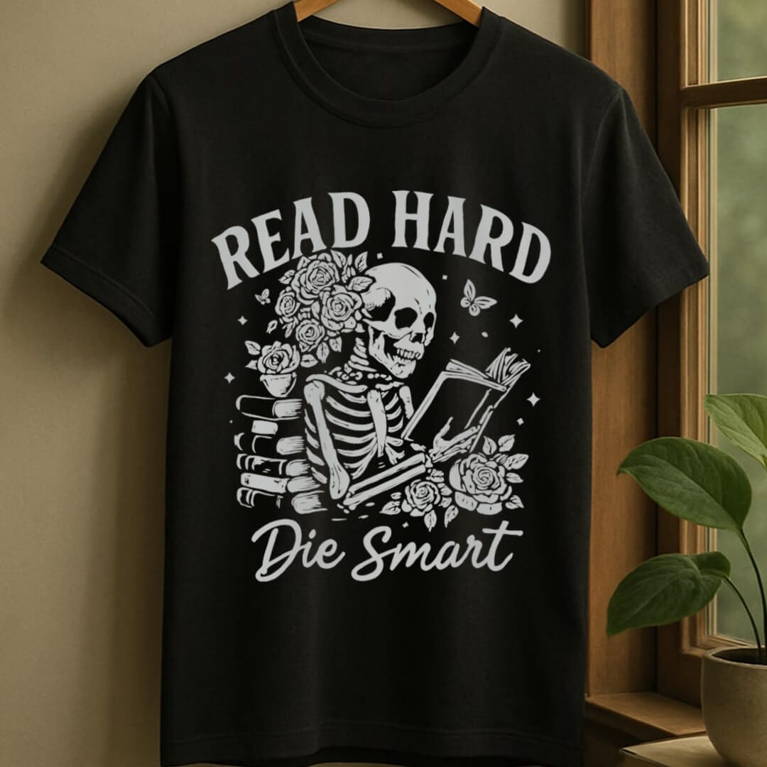 Black / S Read hard t-shirt