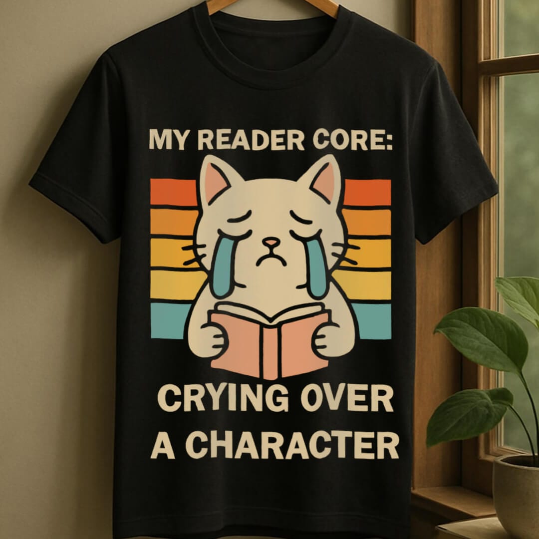 Black / S Reader core t-shirt