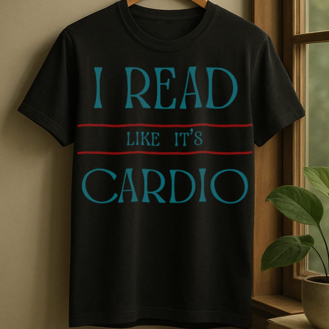 Black / S Reading cardio t-shirt