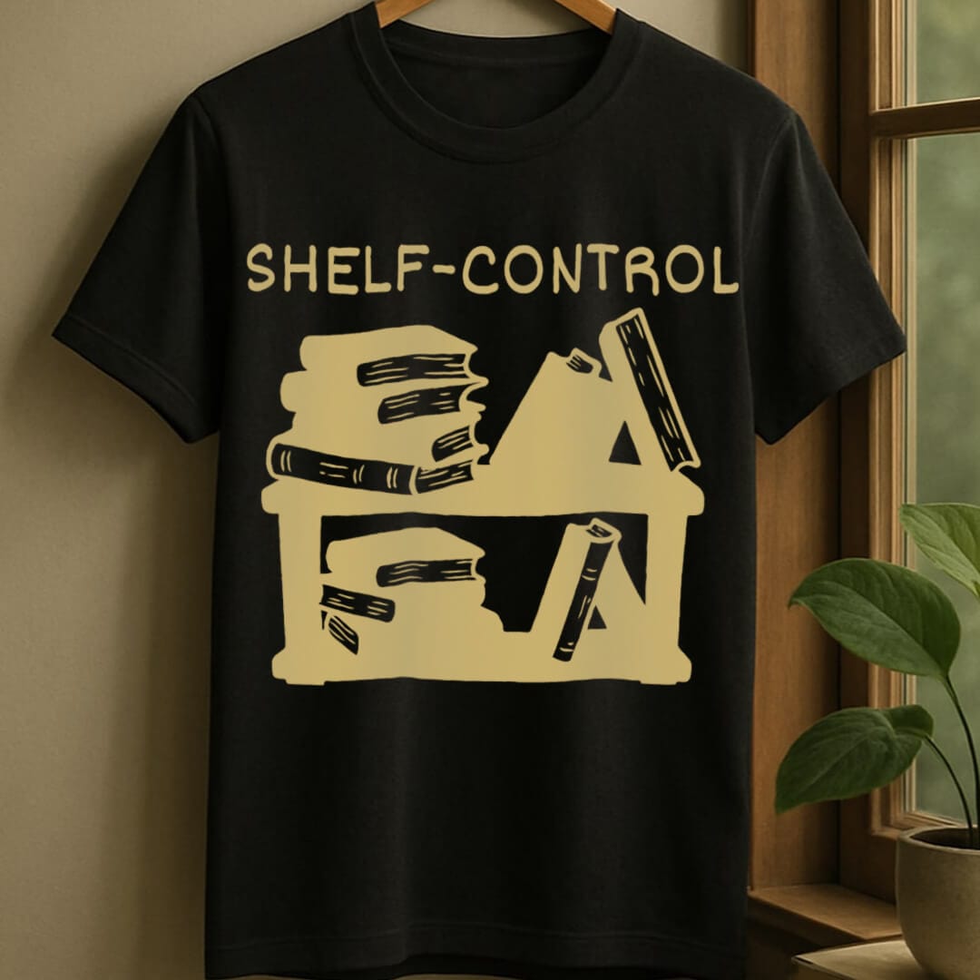 Black / S Shelf control t-shirt