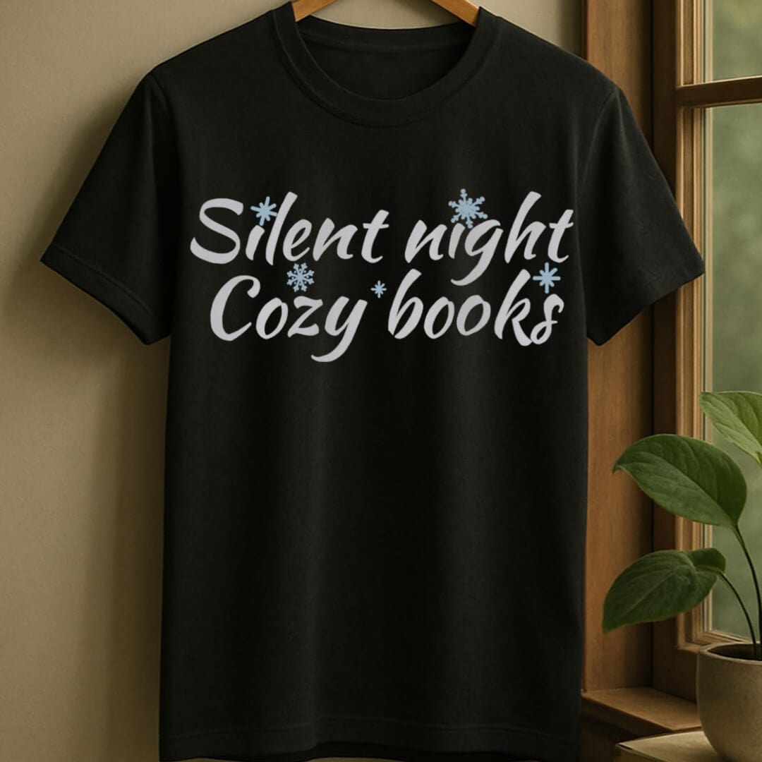 Black / S Silent night t-shirt