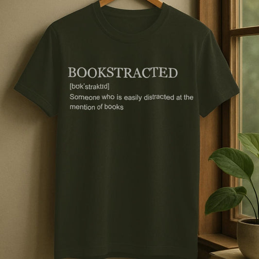 Military Green / S Bookstracted definition t-shirt