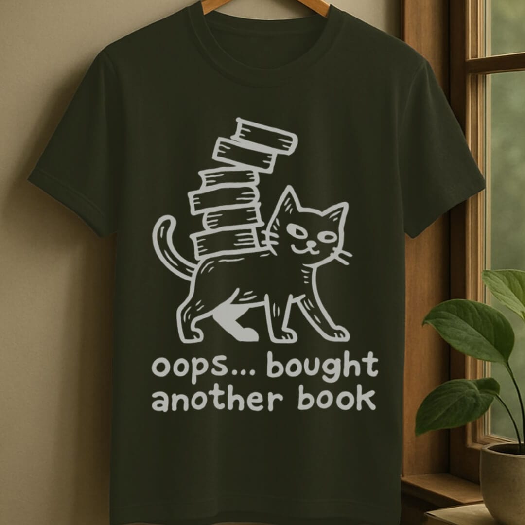 Military Green / S Bought another book t-shirt