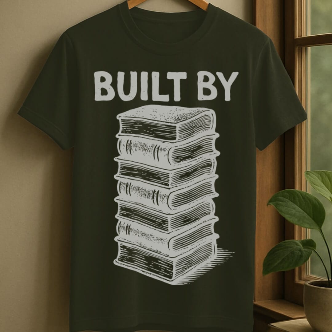 Military Green / S Built by books t-shirt