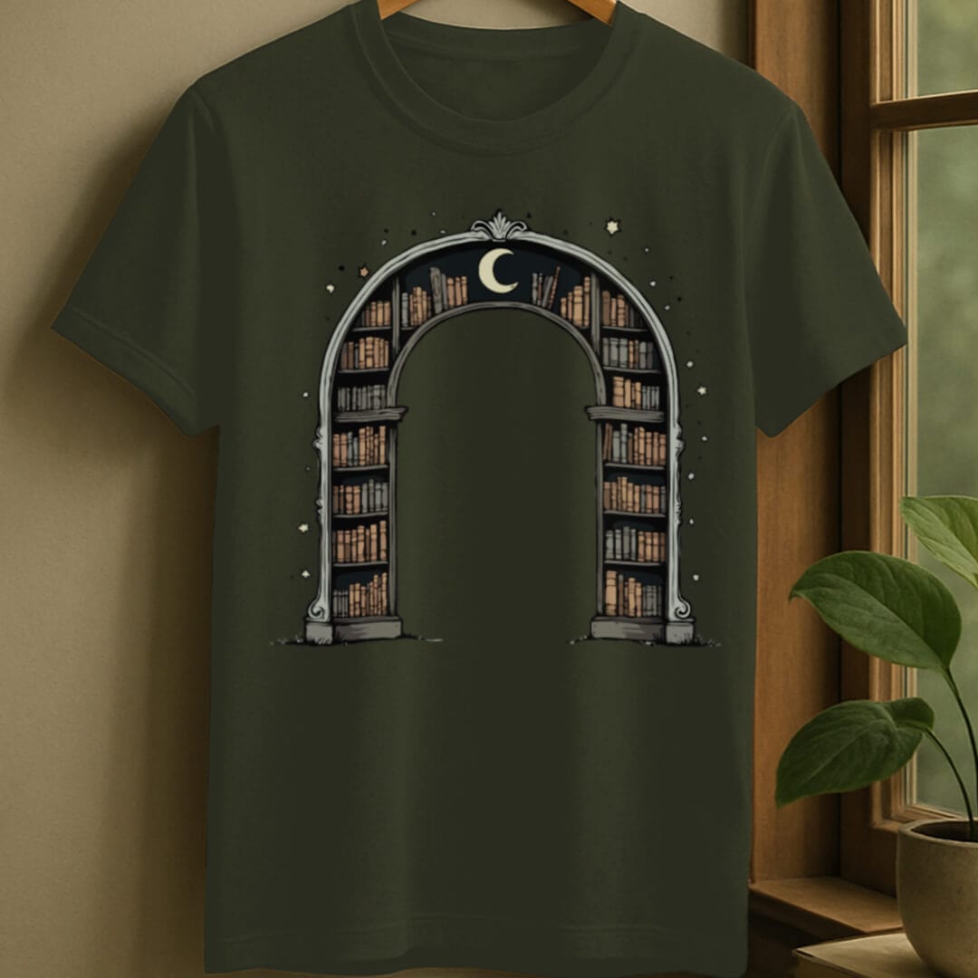 Military Green / S Celestial archives t-shirt