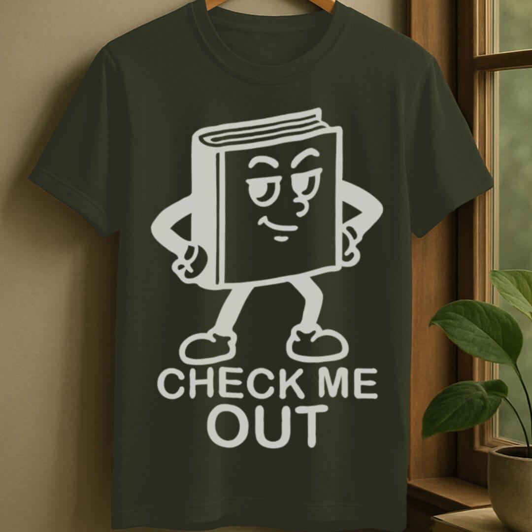 Military Green / S Check me out t-shirt