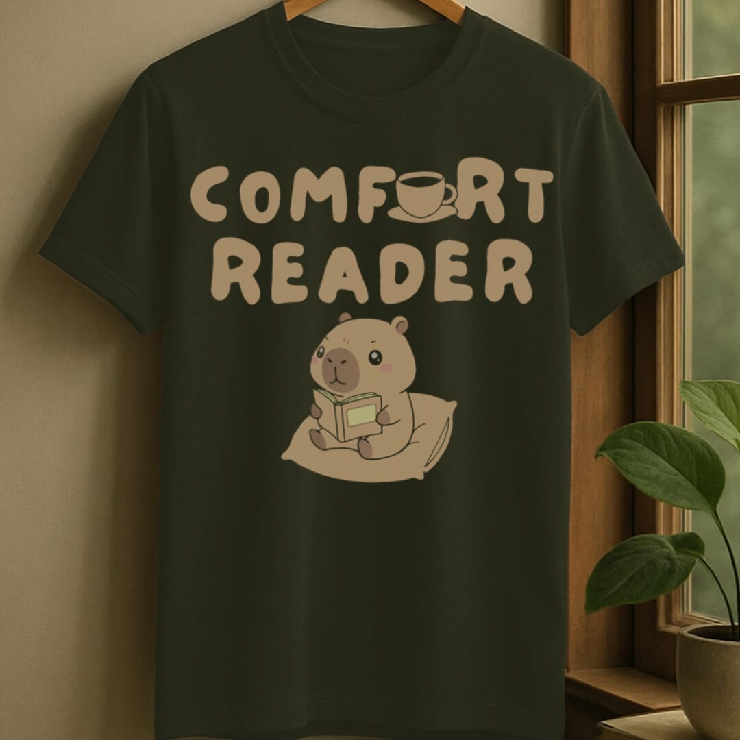 Military Green / S Comfort reader t-shirt