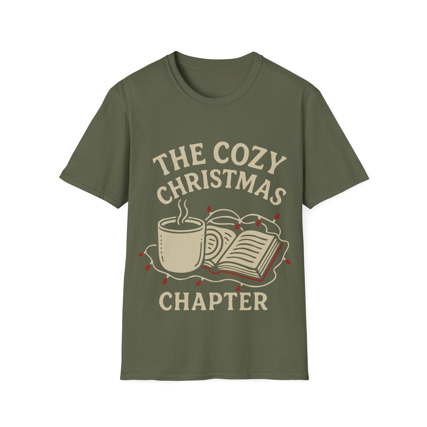 Military Green / S Cozy christmas t-shirt