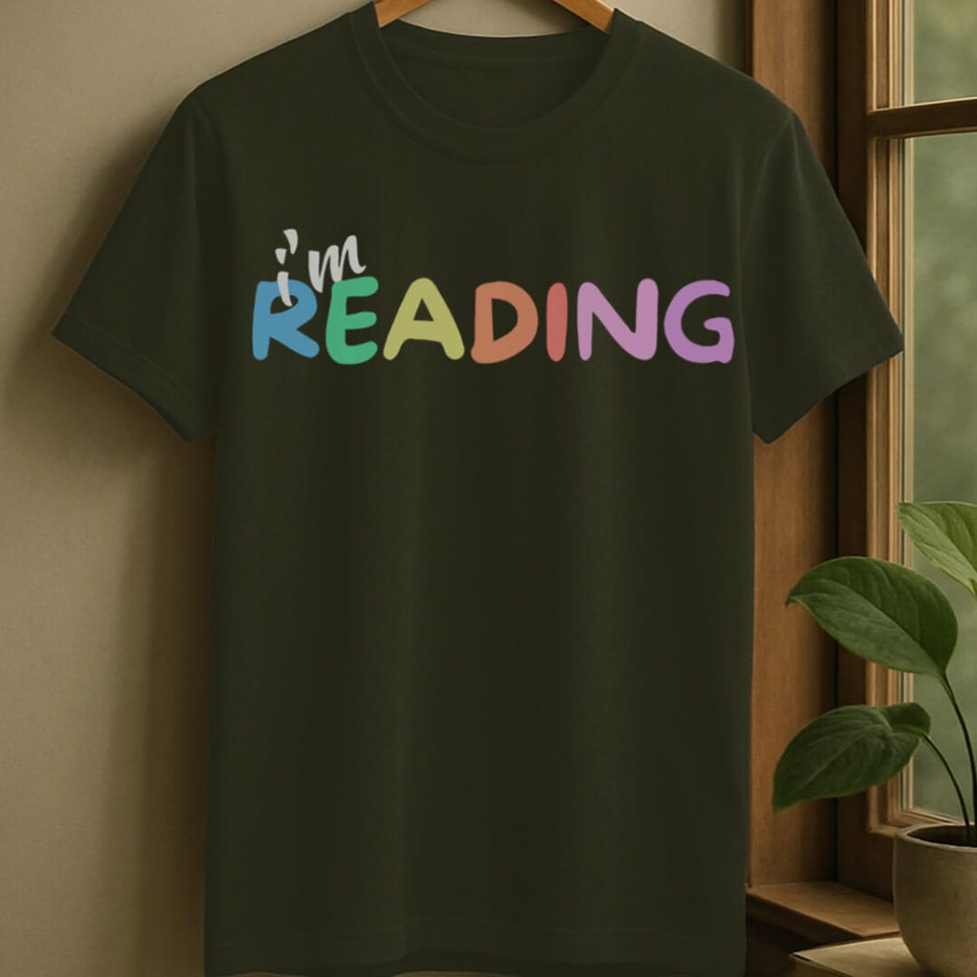 Military Green / S I'm reading t-shirt