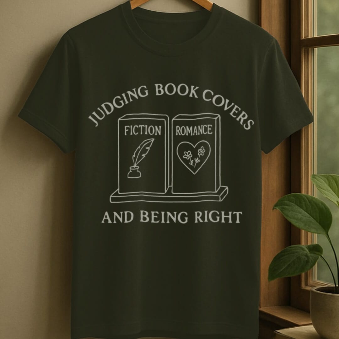 Military Green / S Judging book covers t-shirt