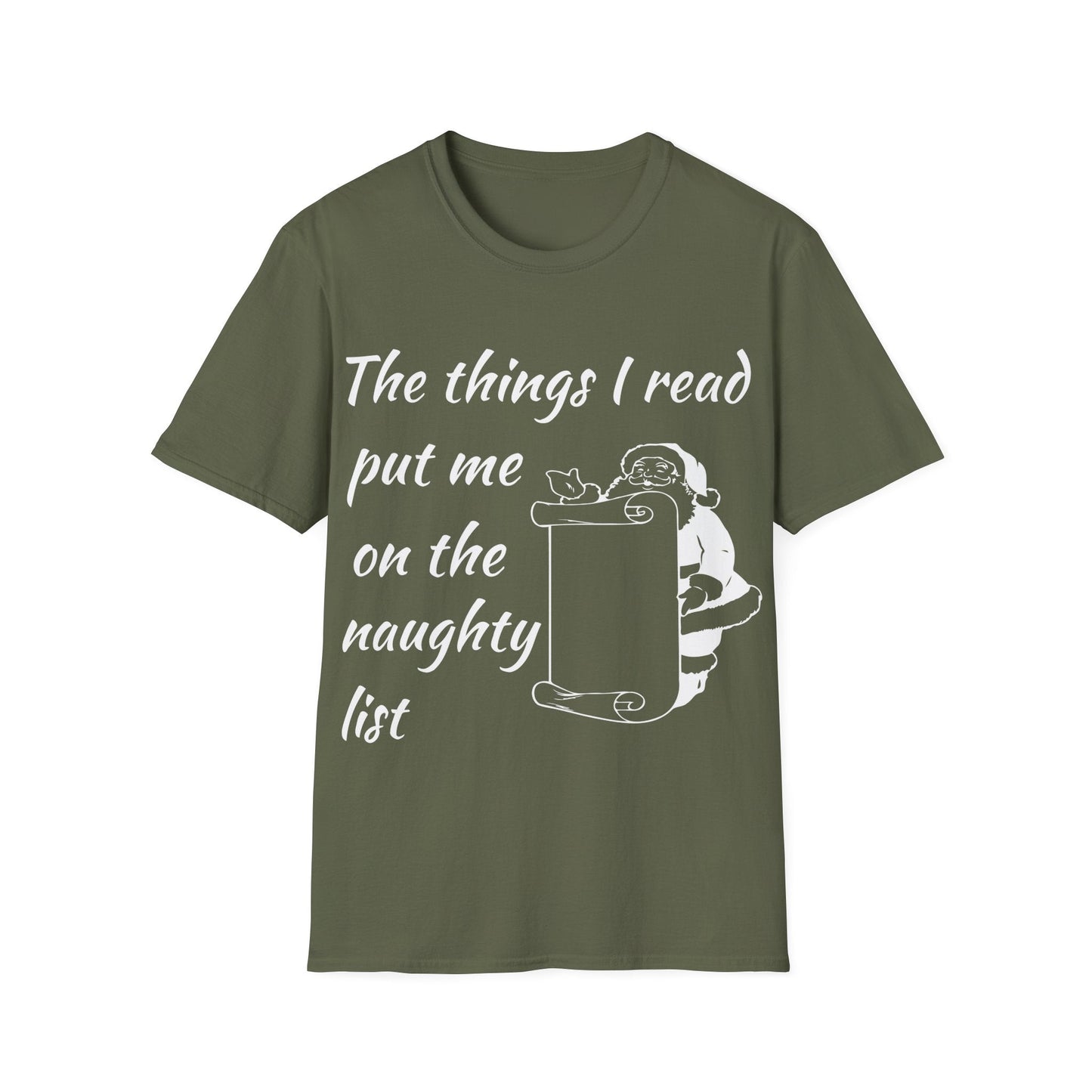 Military Green / S Naughty list t-shirt