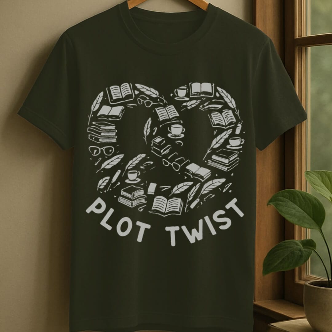 Military Green / S Plot twist t-shirt