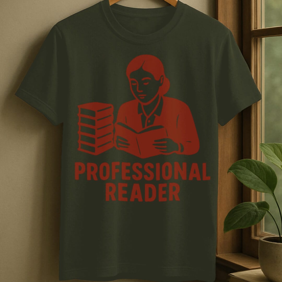 Military Green / S Professional reader t-shirt