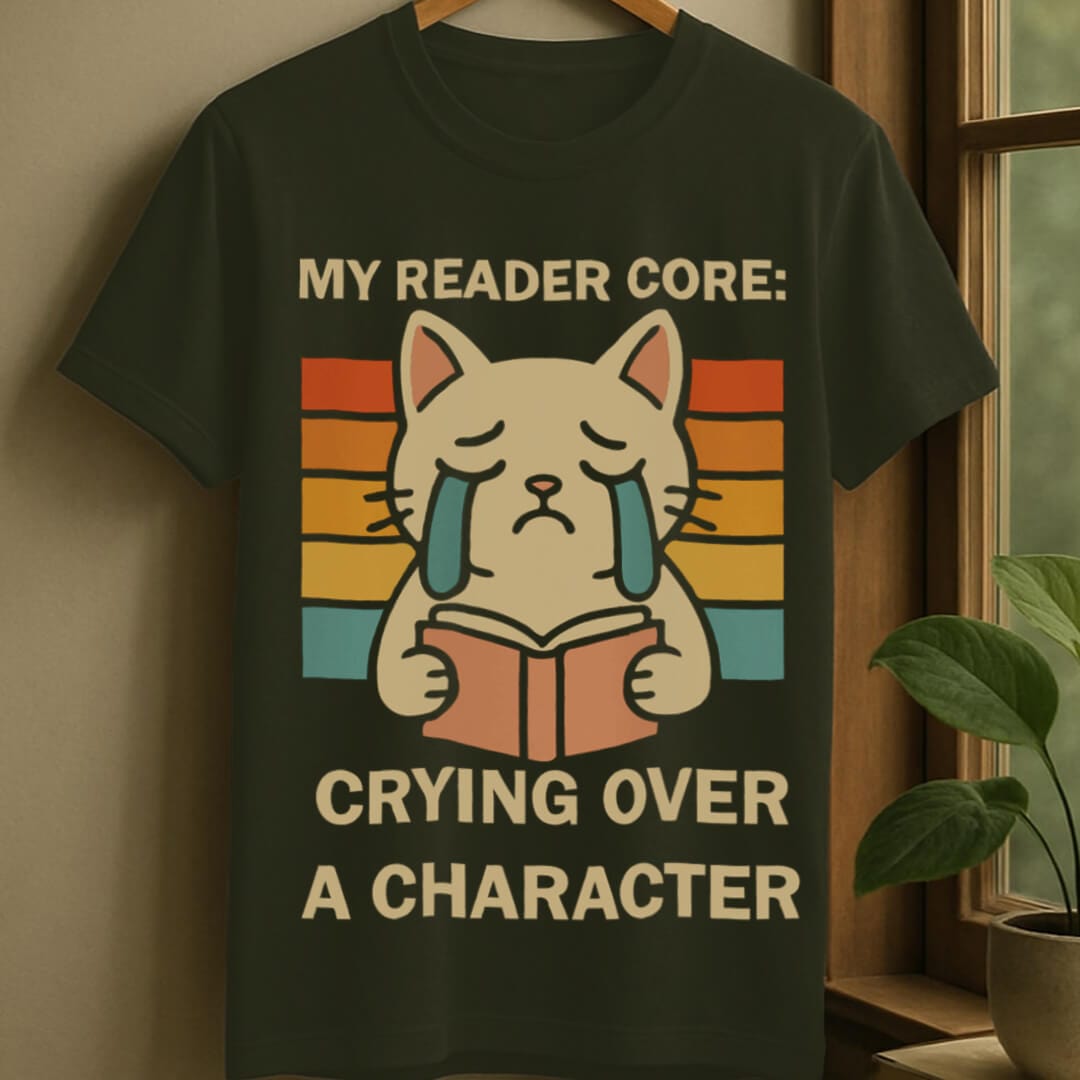 Military Green / S Reader core t-shirt