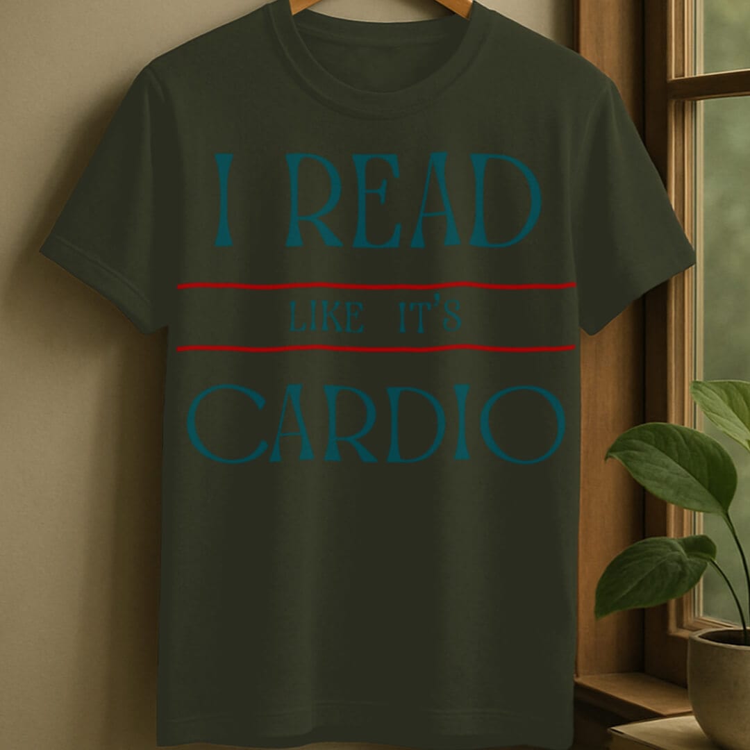 Military Green / S Reading cardio t-shirt