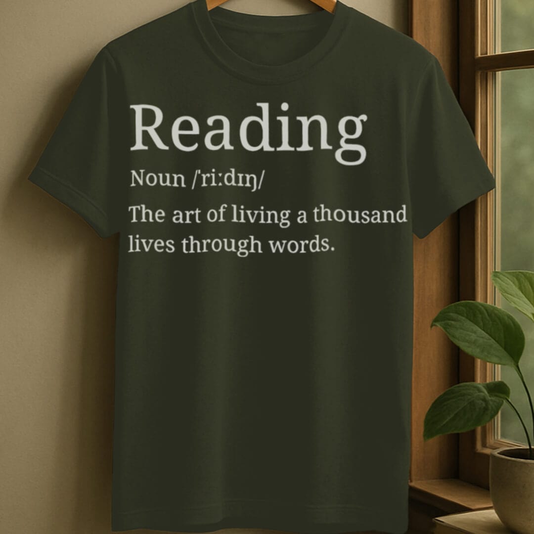 Military Green / S Reading definition t-shirt