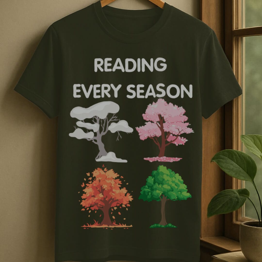 Military Green / S Reading every season t-shirt