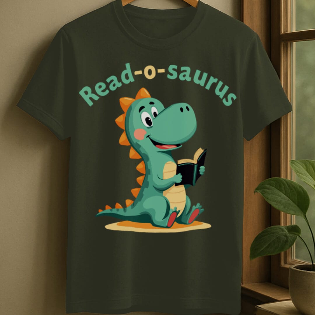 Military Green / S Readosaurus t-shirt