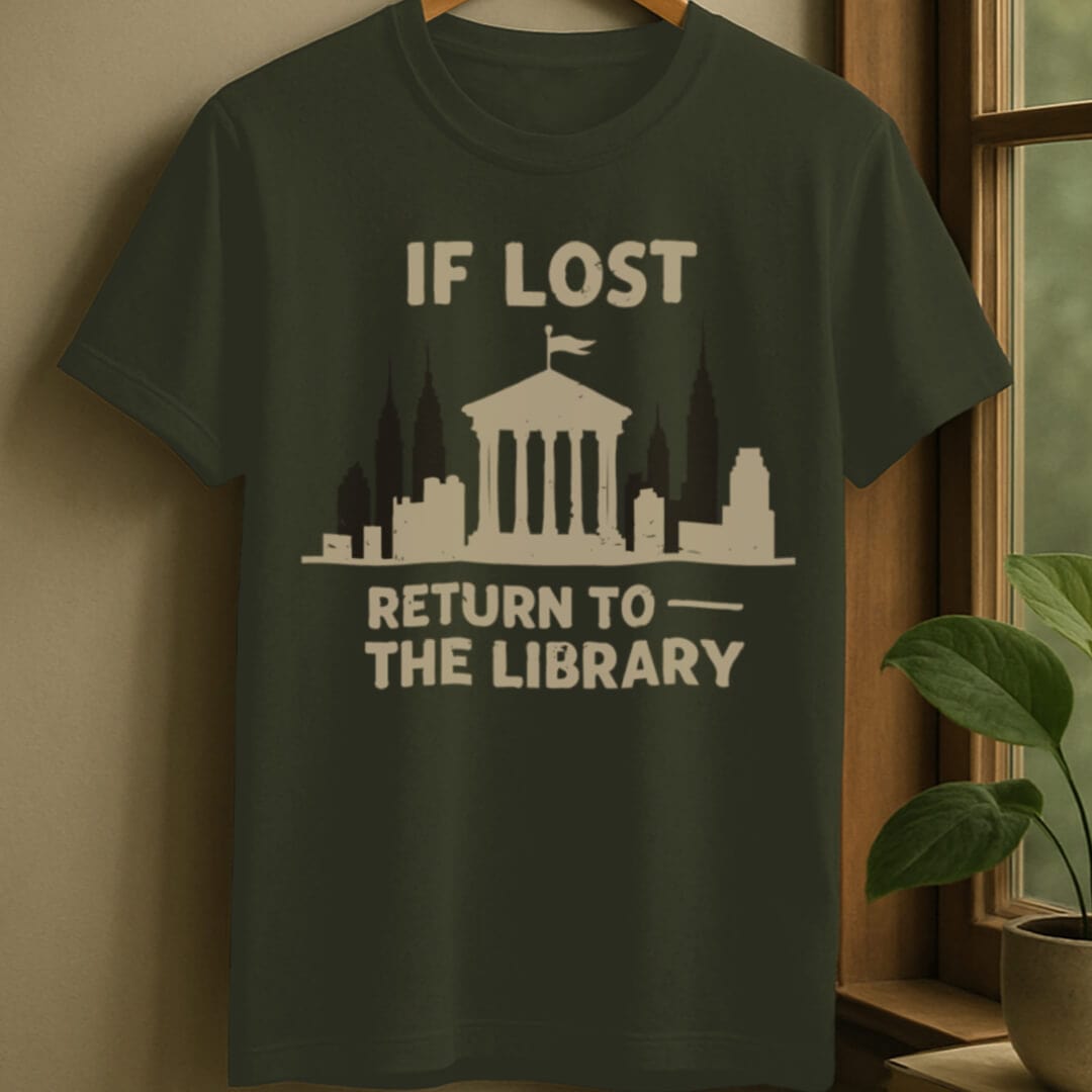 Military Green / S Return to library t-shirt