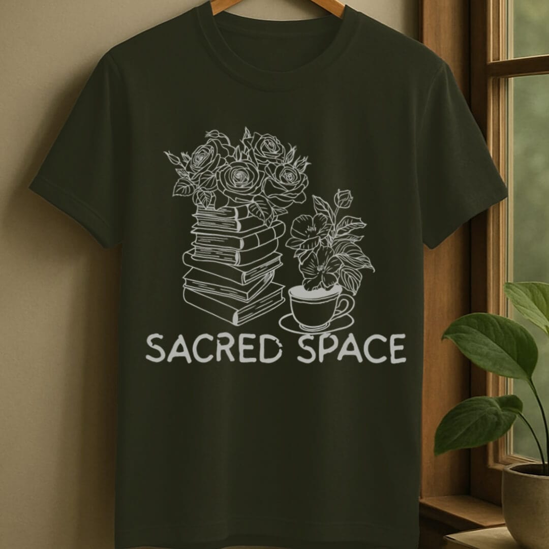 Military Green / S Sacred space t-shirt