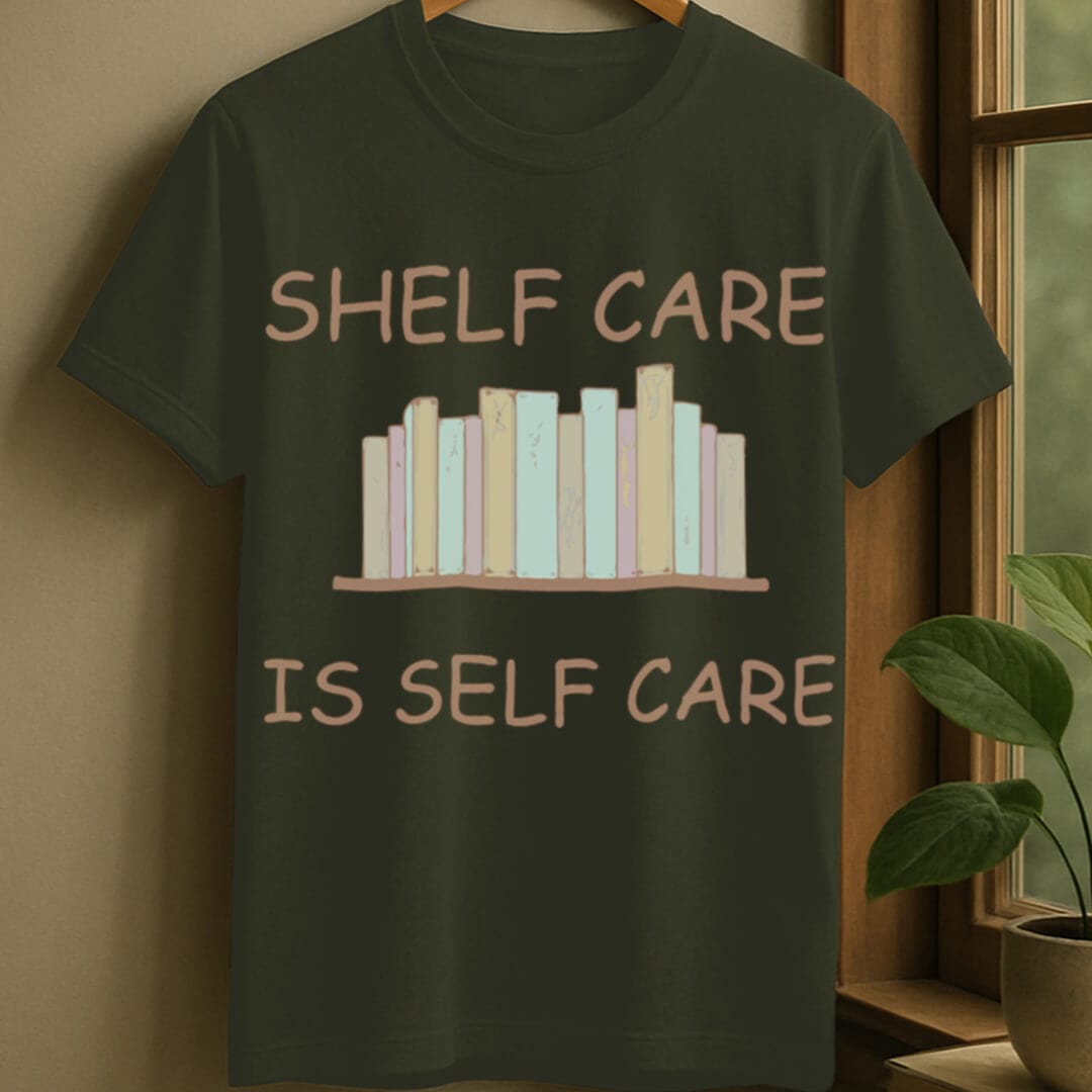Military Green / S Shelf care t-shirt