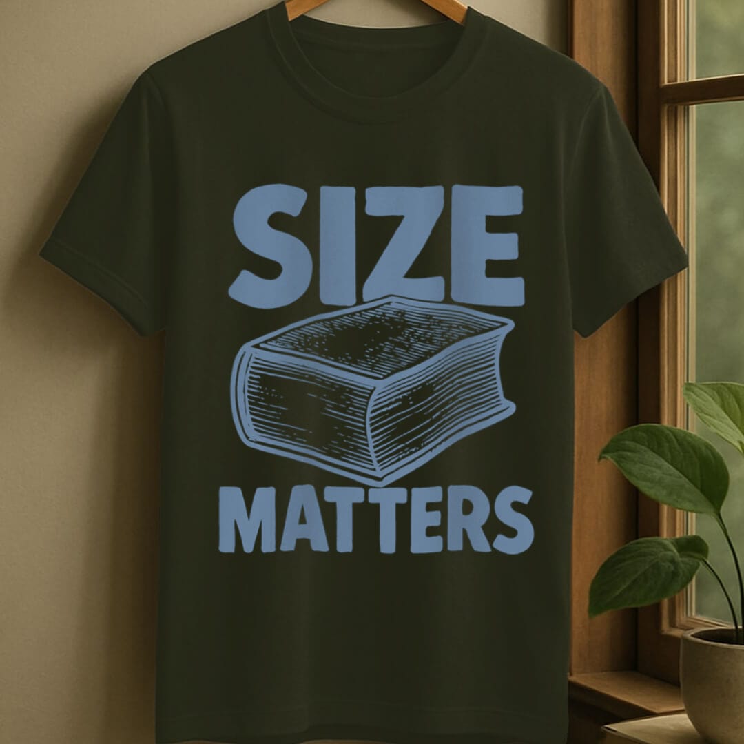 Military Green / S Size matters t-shirt