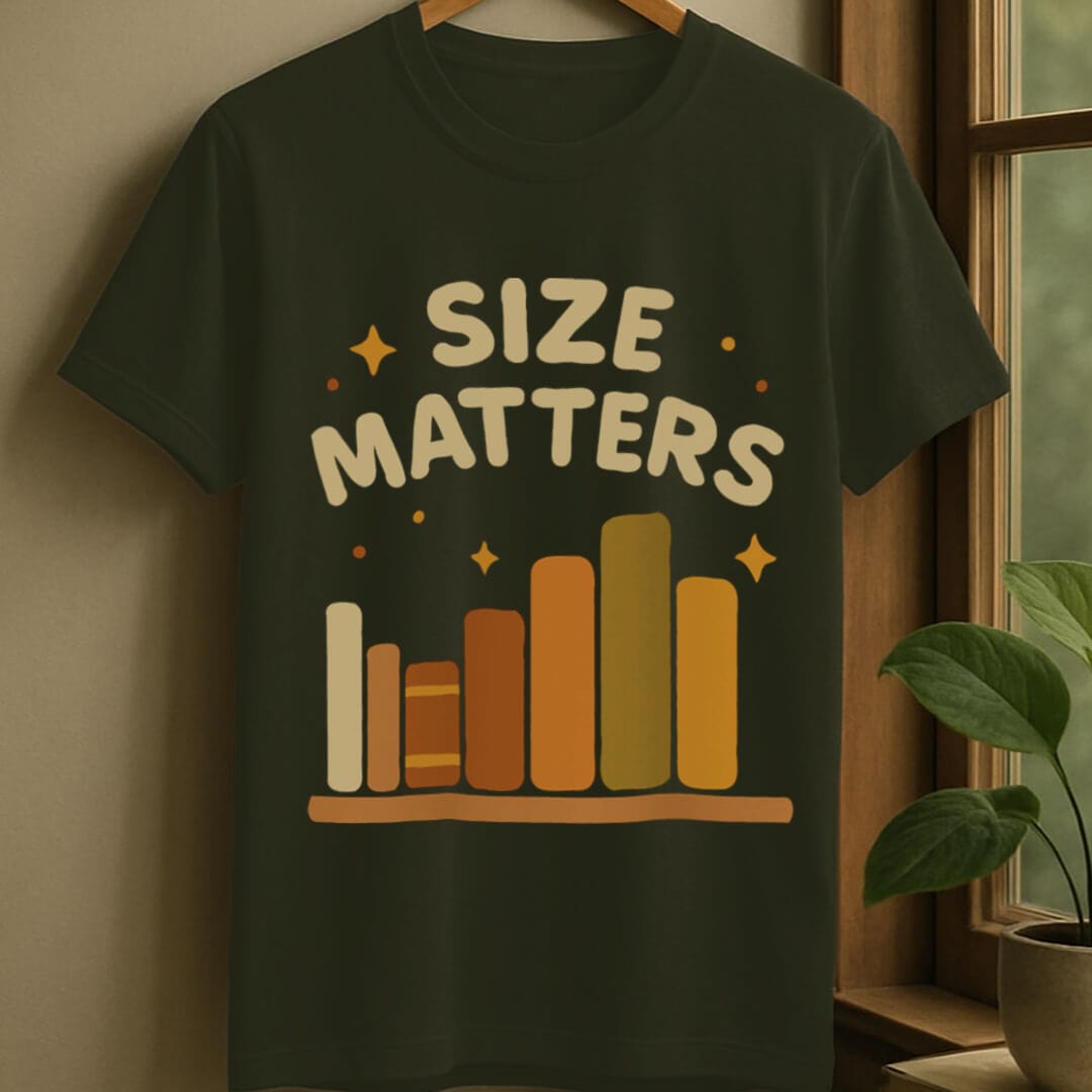 Military Green / S Size matters t-shirt
