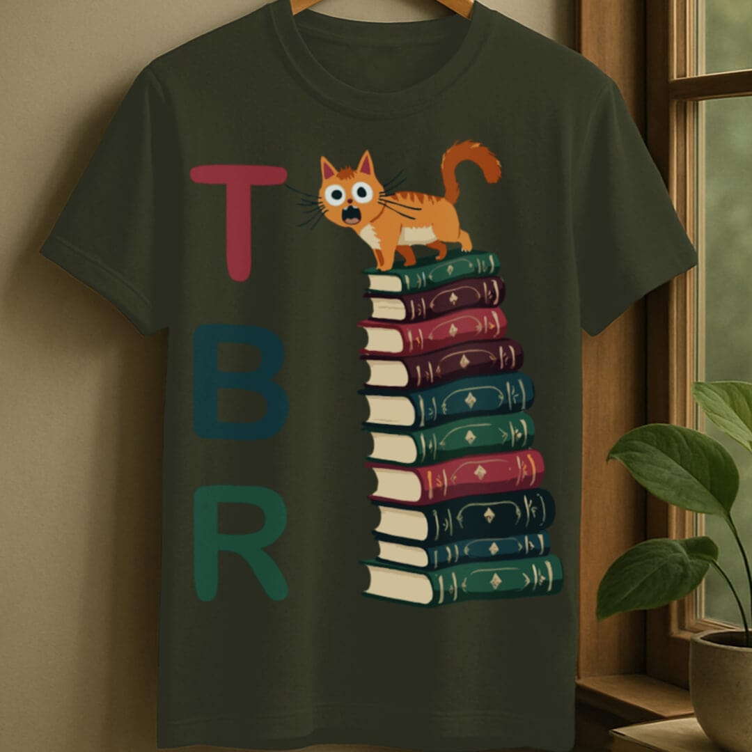 Military Green / S To be read list t-shirt