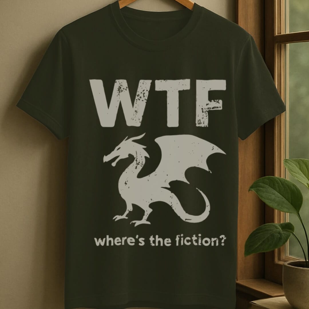 Military Green / S Where's the fiction t-shirt