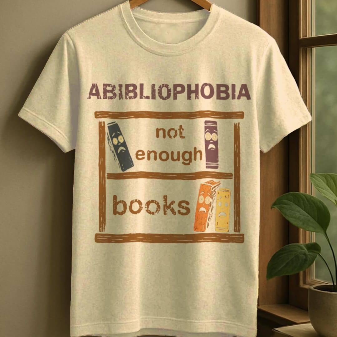 Natural / S Abibliophobia t-shirt