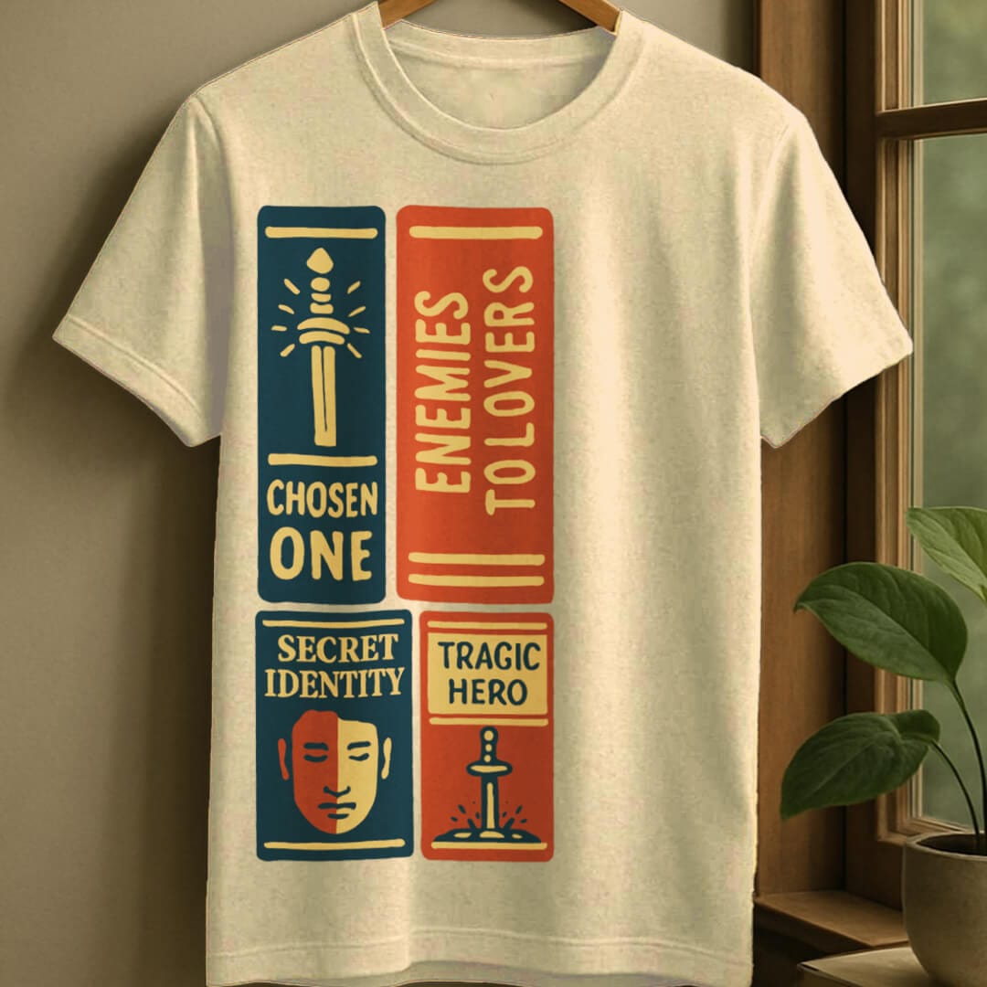 Natural / S Book collection t-shirt