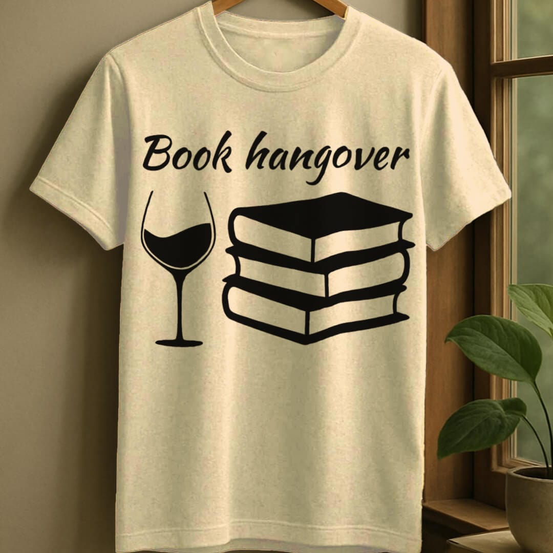 Natural / S Book hangover t-shirt