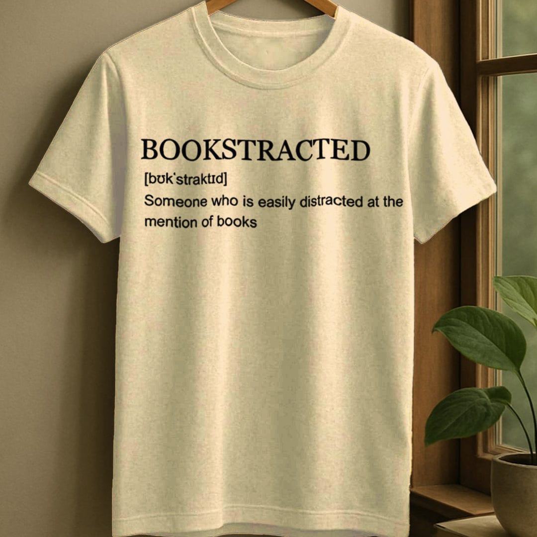 Natural / S Bookstracted definition t-shirt