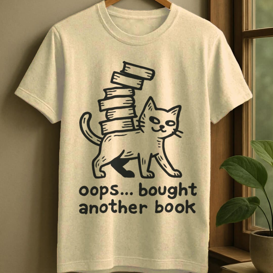 Natural / S Bought another book t-shirt