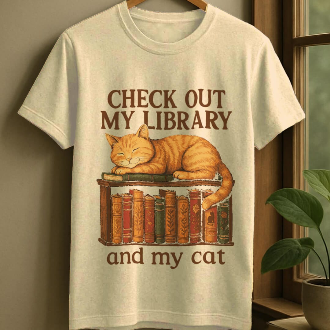 Natural / S Check it out t-shirt