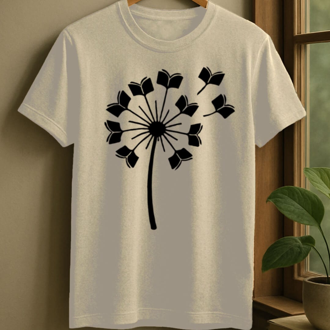 Natural / S Dandelion t-shirt