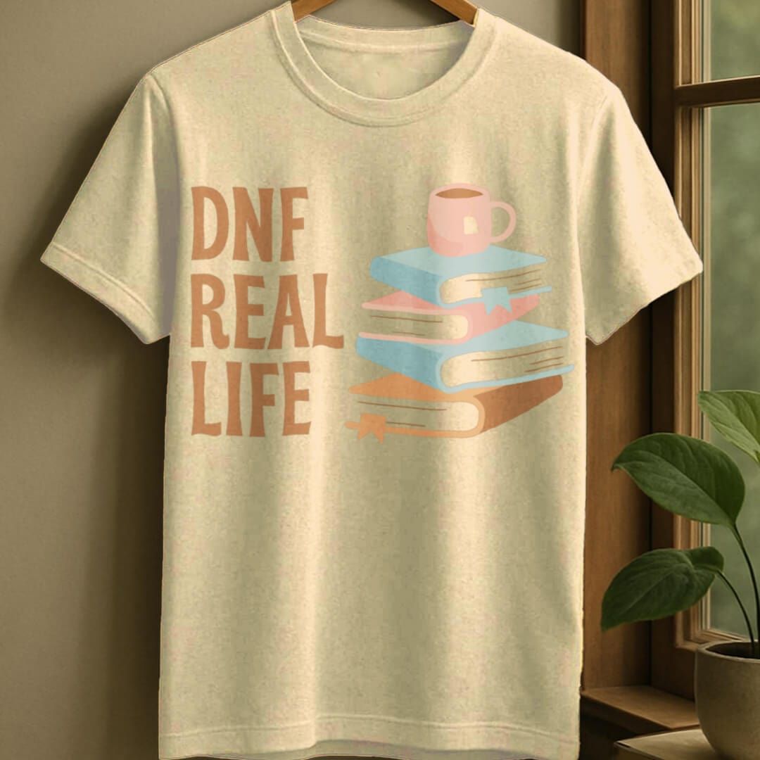 Natural / S DNF real life t-shirt