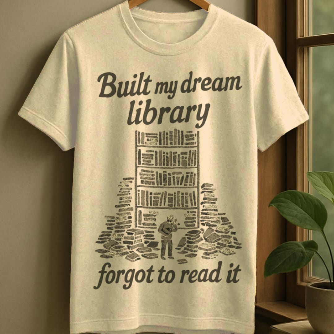 Natural / S Dream library reality check t-shirt