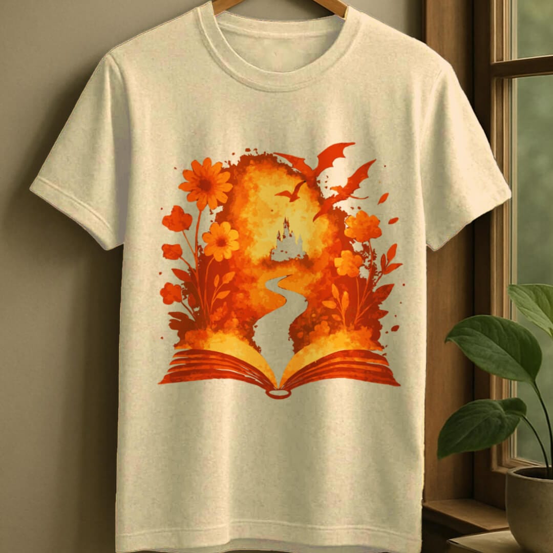 Natural / S Fantasy escape t-shirt