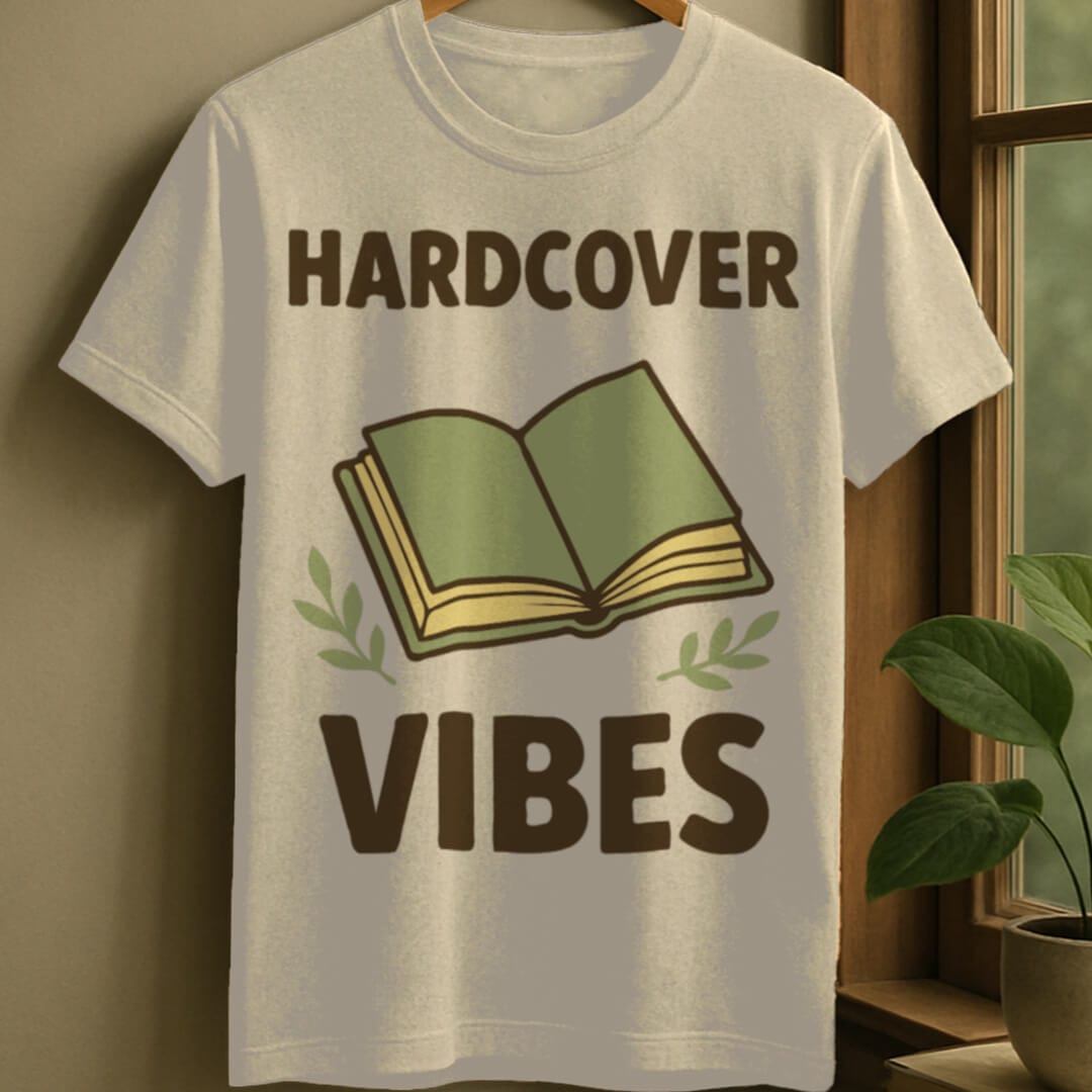 Natural / S Hardcover vibes t-shirt