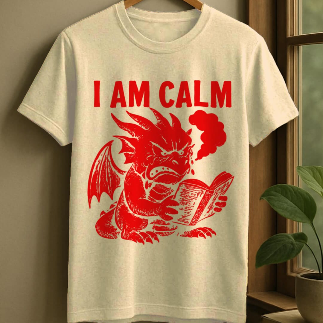 Natural / S I am calm t-shirt